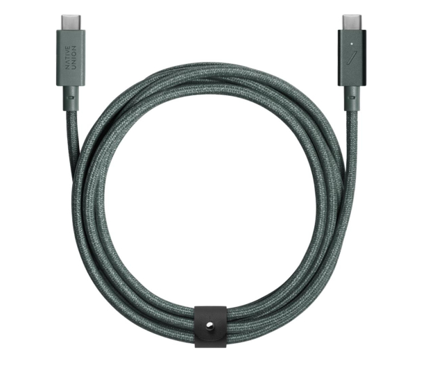 Native Union Belt Cable Pro 240W USB-C - USB-C 2,4m slate green - 1270880 - zdjęcie